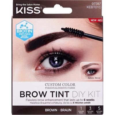 Kiss Brow Tint Diy Kit Brown
