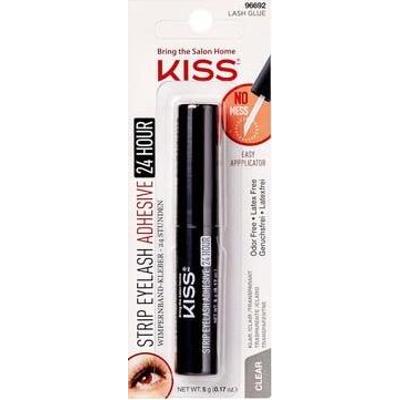 Kiss Strip Eyelash Adhesive- 24 hr Clear
