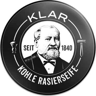Klar Seifen Activated Charcoal Shaving Soap 100 g