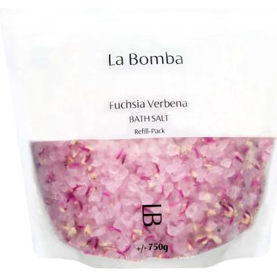 La Bomba Fuchsia Verbena Bath Salt Refill Pack 750 g