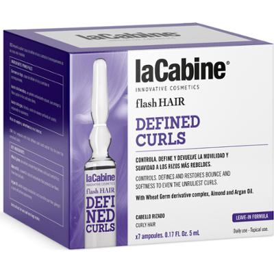 laCabine Flash Hair Defined Curls Ampoule 7 x 5 ml