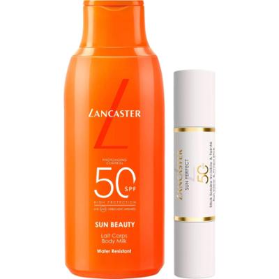 Lancaster Sun Perfect Beauty SPF50 Bundle Body Milk 175 ml & Clear & T