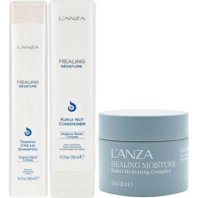 Lanza Healing Moisture BundleShampoo 300 ml & Conditioner 250 ml & Mas