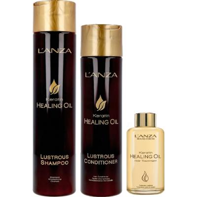 Lanza Healing Oil Bundle Shampoo 300ml & Conditioner 250 ml & Treatmen