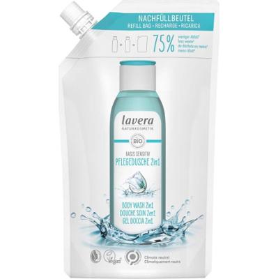 Lavera Basis Sensitiv  Body Wash 2In1 Refill 500 ml - wkład do żelu do