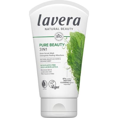 Lavera Pure Beauty 3in1 Wash Scrub Mask 125 ml