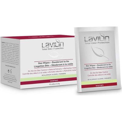Lavilin Deo Wipes - Deodorant To Go Women