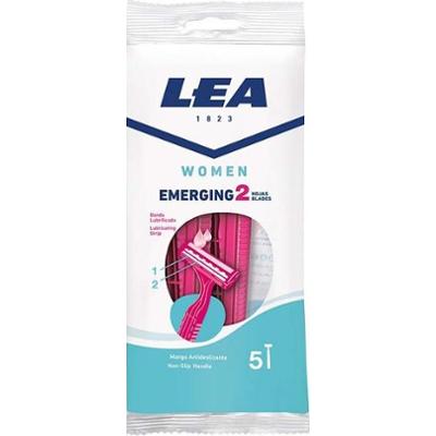 LEA Women Disposable 2 Blade Razors for Women 5 Pack