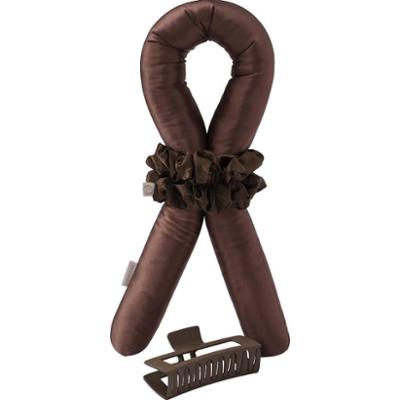 Lenoites Heatless Curls in Mulberry Silk Large Brown