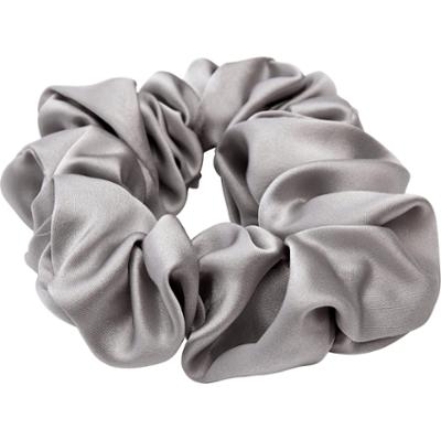 Lenoites Mulberry Silk Scrunchie - jedwabna gumka do włosów Grey