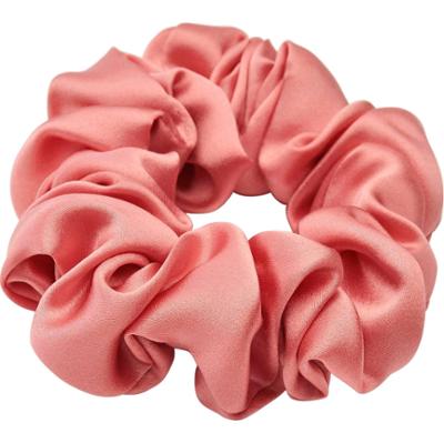 Lenoites Mulberry Silk Scrunchie - jedwabna gumka do włosów Pink