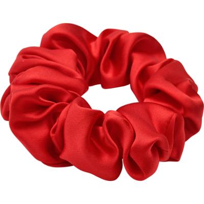 Lenoites Mulberry Silk Scrunchie - jedwabna gumka do włosów Red