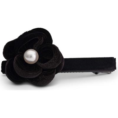 Lily and Rose Coco velvet hair pinn - Black / ivory