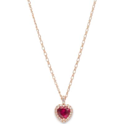 Lily and Rose Delphine necklace   Pink ruby