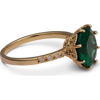 Lily and Rose Elenora ring - Emerald 16 mm