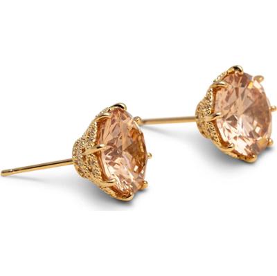Lily and Rose Elenora studs - Champagne Gold