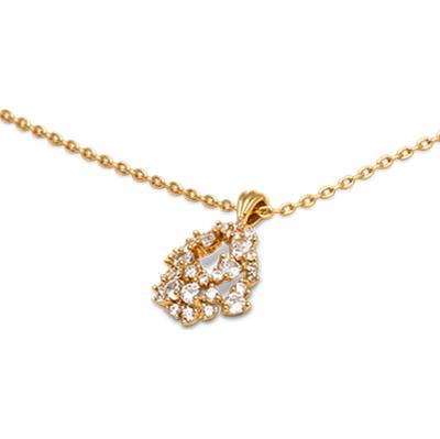 Lily and Rose Petite Miss Alice necklace Crystal Gold
