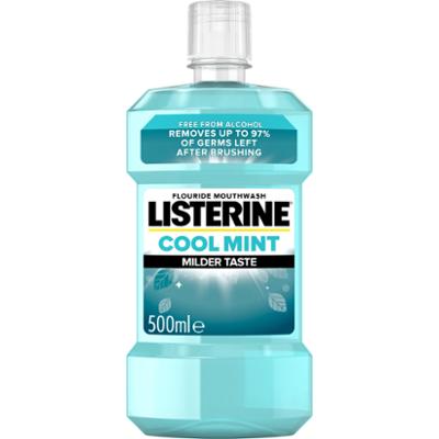 Listerine Milder Taste  Milder Taste Mouthwash Cool Mint 500 ml