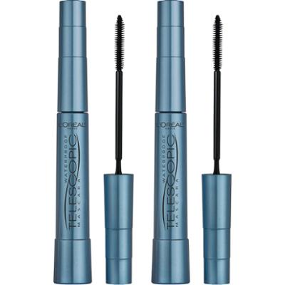 L'Oréal Paris Bundle Telescopic Waterproof Mascara Black 8 ml x 2