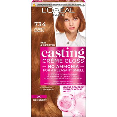 L'Oréal Paris Casting Crème Gloss Semi-permanent Coloration 734 Amber