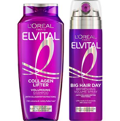 L'Oréal Paris Elvital Collagen Lifter Shampoo 250 ml & Big Hair Day Re