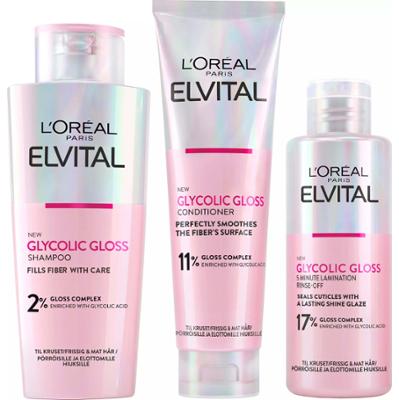 L'Oréal Paris Elvital Glycolic Gloss Bundle Shampoo 200 ml & Condition