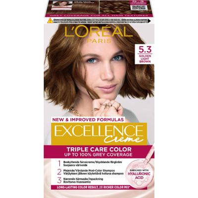 L'Oréal Paris Excellence Crème Triple Care Color 5,3 Golden Light Brow