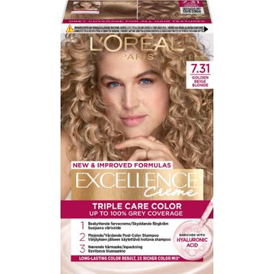 L'Oréal Paris Excellence Crème Triple Care Color 7.31 Golden Beige Blo