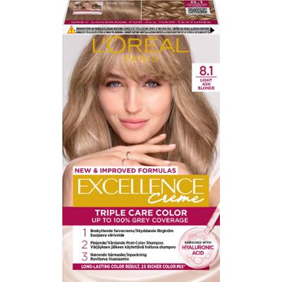 L'Oréal Paris Excellence Crème Triple Care Color 8,1 Light Ash Blonde