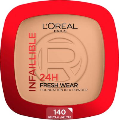 L'Oréal Paris Infaillible 24H Fresh Wear Foundation in a Powder 140 Ne