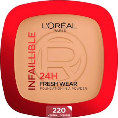 L'Oréal Paris Infaillible 24H Fresh Wear Foundation in a Powder 220 Ne