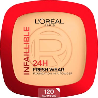 L'Oréal Paris Infaillible 24H Fresh Wear Foundation in a Powder 120 Wa