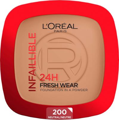 L'Oréal Paris Infaillible 24H Fresh Wear Foundation in a Powder 200 Ne