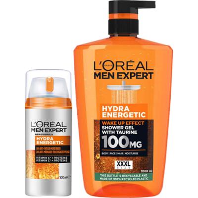 L'Oréal Paris Men Expert Hydra Energetic Shower Gel 1000 ml & 24H Anti
