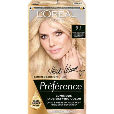 L'Oréal Paris Préférence Permanent Hair Color 9.1 Viking Ash Blonde