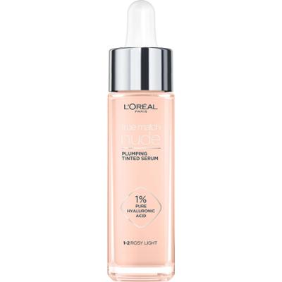 L'Oréal Paris True Match Nude Plumping Tinted Serum 1-2 Rosy Light