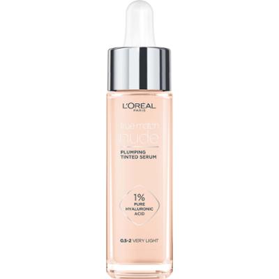 L'Oréal Paris True Match Nude Plumping Tinted Serum Foundation, 1% Hya