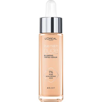 L'Oréal Paris True Match Nude Plumping Tinted Serum Foundation, 1% Hya