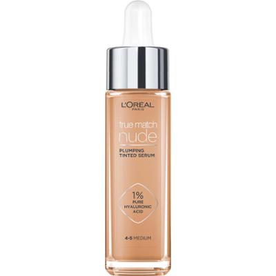 L'Oréal Paris True Match Nude Plumping Tinted Serum Foundation, 1% Hya