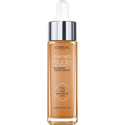 L'Oréal Paris True Match Nude Plumping Tinted Serum Foundation, 1% Hya
