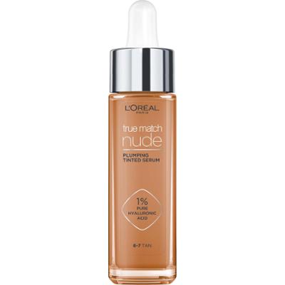 L'Oréal Paris True Match Nude Plumping Tinted Serum Foundation, 1% Hya