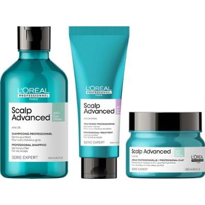 L'Oréal Professionnel Scalp Advanced For Oily Scalp  Trio