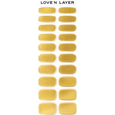 Love'n Layer Love Note Metallic Shiny Gold