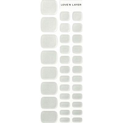 Love'n Layer Metallic Toe - hybryda w naklejce Shiny Silver