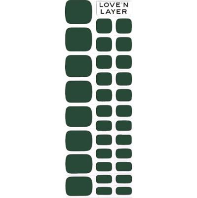 Love'n Layer Solid Toe Layers Forest Green