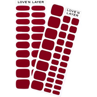 Love'n Layer Hand & Toe ​Burgundy Red​