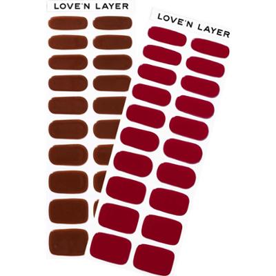 Love'n Layer Mix Burgundy Red ​& Chocolate Brown​
