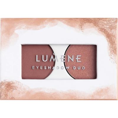 Lumene Bright Eyes Eyeshadow Duo - Cienie do powiek  3 Rosy Twilight