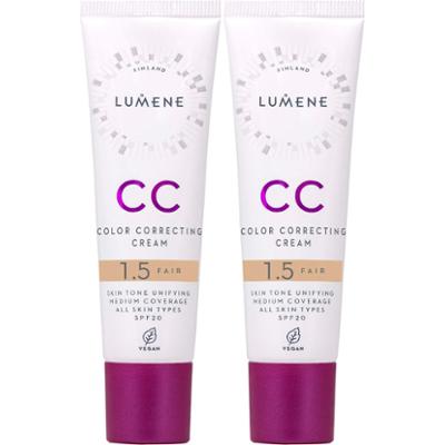 Lumene Bundle CC Color Correcting Cream SPF20 Fair x 2