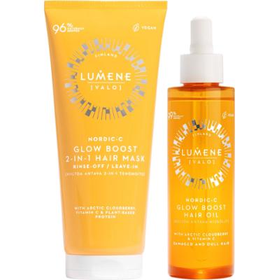 Lumene Nordic-C Glow Boost Bundle Hair Oil 75 ml & Hair Mask 200 ml